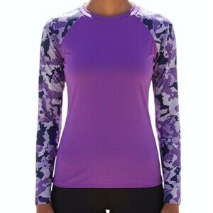 Bassdash Long Sleeve Water Shirt Womens Small Rash Guard UPF 50+ Surfing Fishing